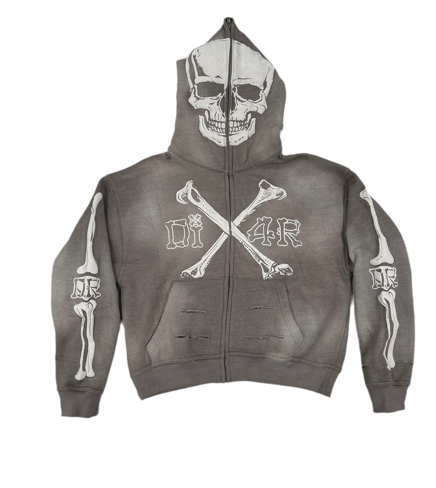 Di4R SKULL HOODIE
