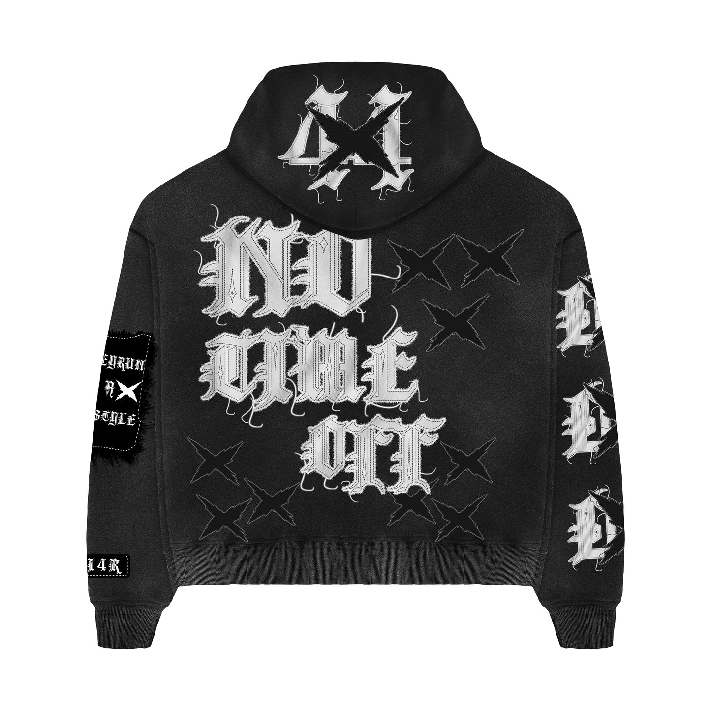BLACK “Di4RENT” SWEATSUIT