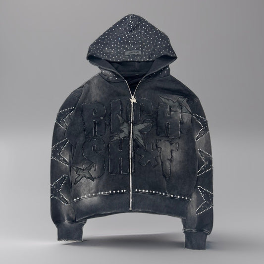 Black Ice “RICH SH*T” Zip Up