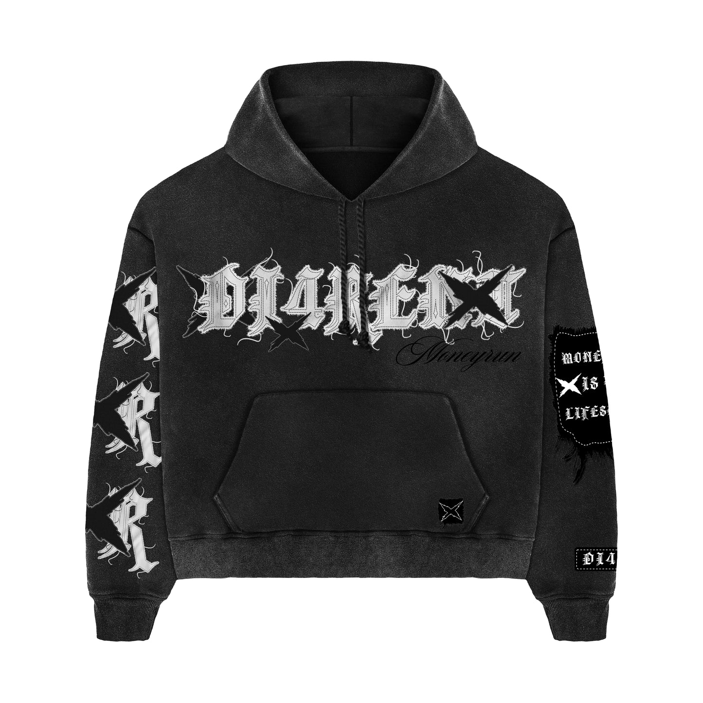 BLACK “Di4RENT” SWEATSUIT